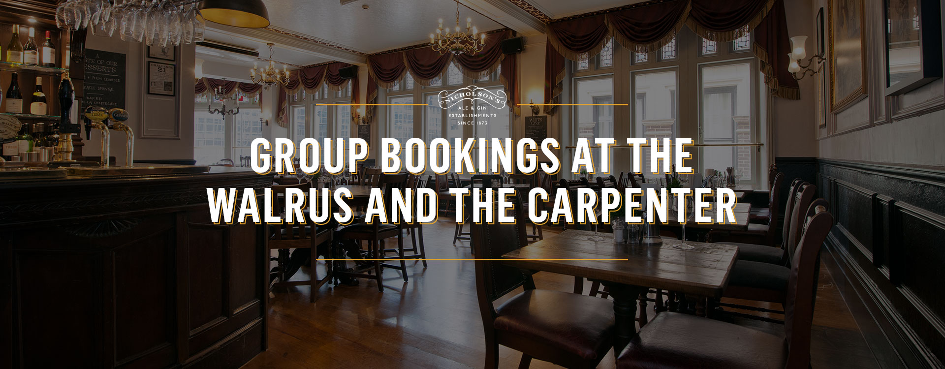 Group Bookings at The Walrus and The Carpenter