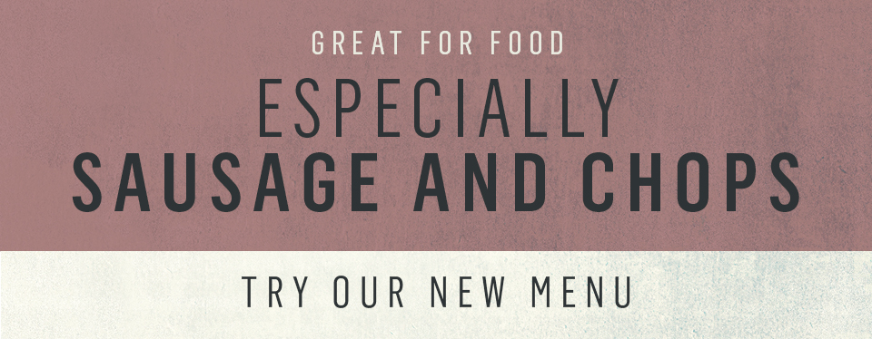 Try our new speciality menu