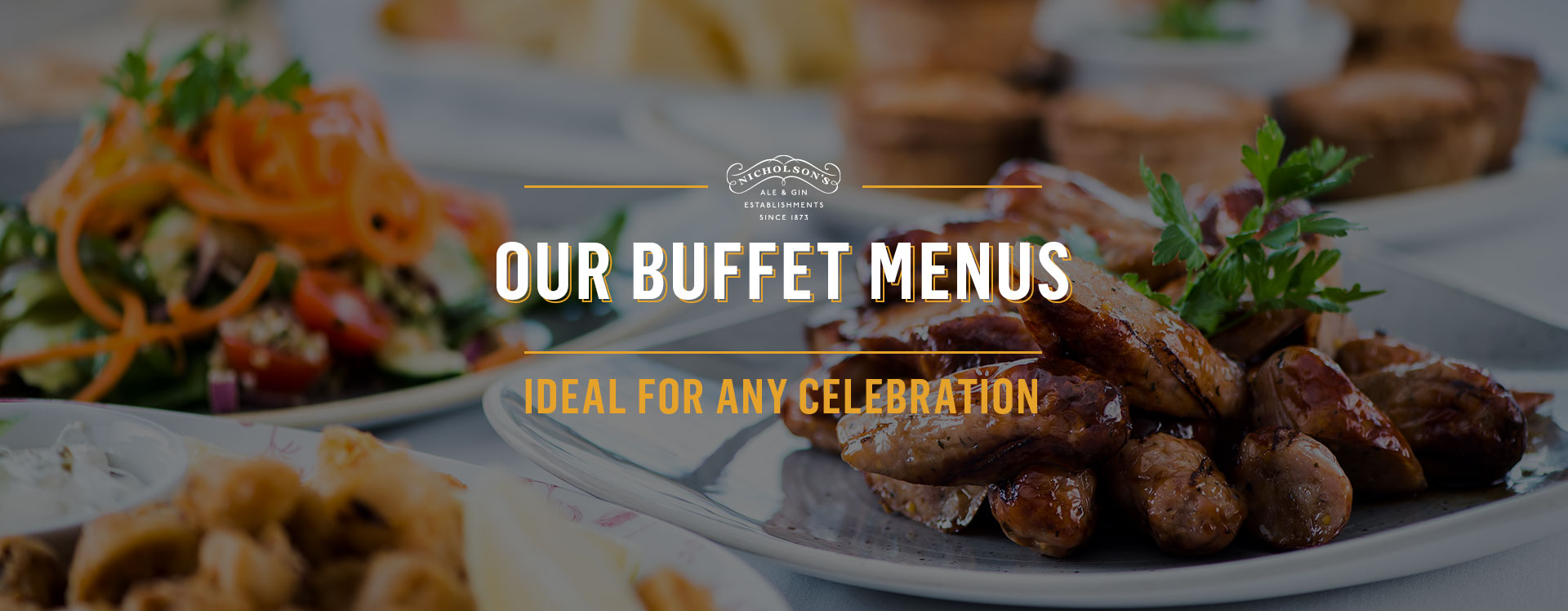 Buffet menu at The Lord Aberconway - Book a table