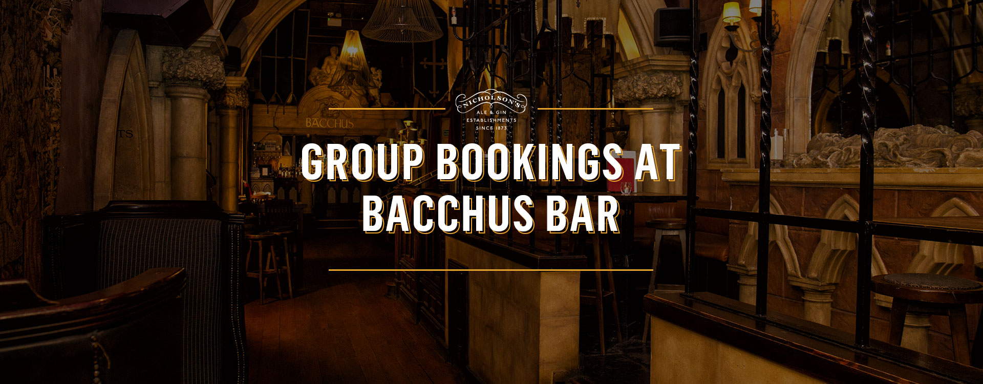 Group Bookings at Bacchus Bar