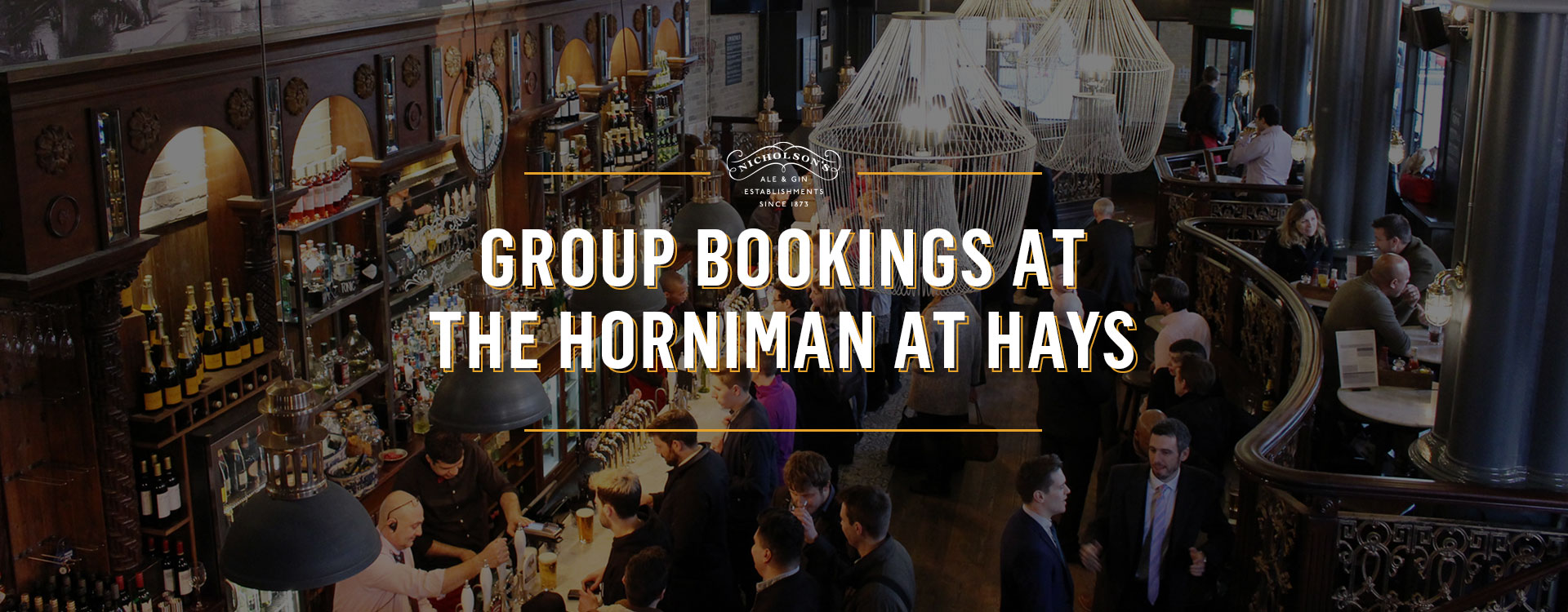 Group Bookings at The Horniman at Hays