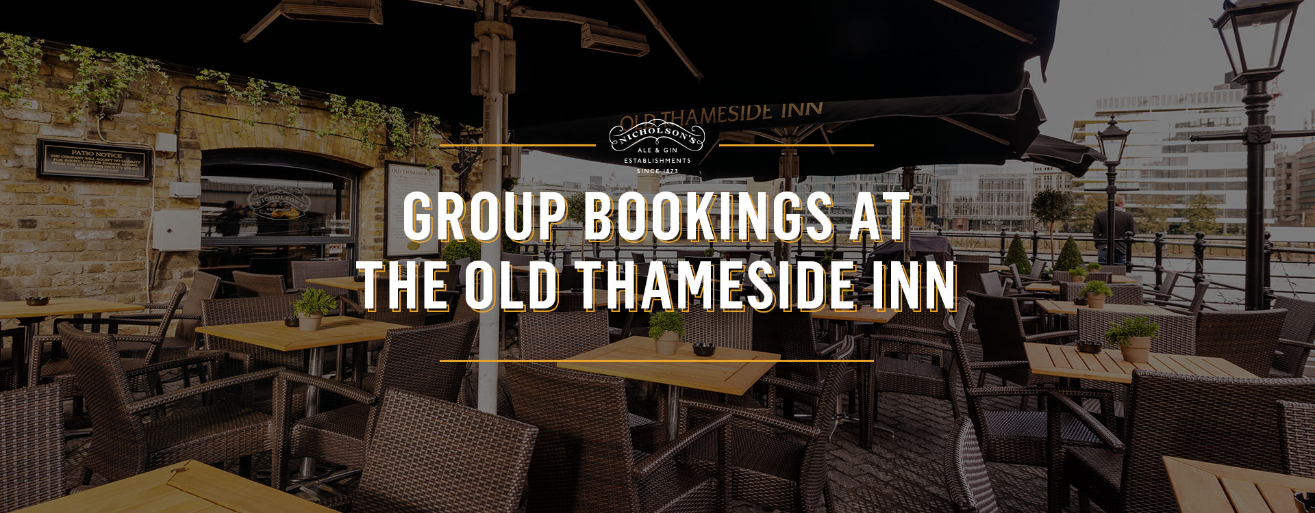 Group Bookings at The Old Thameside Inn