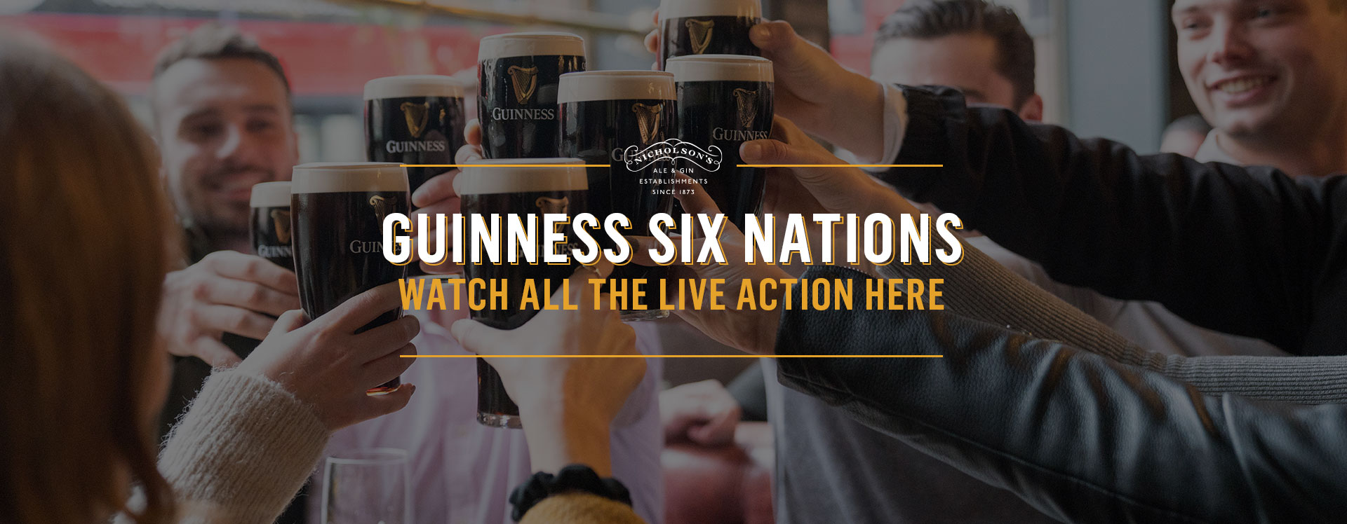 Six Nations 2019 shown live at Nicholson's!