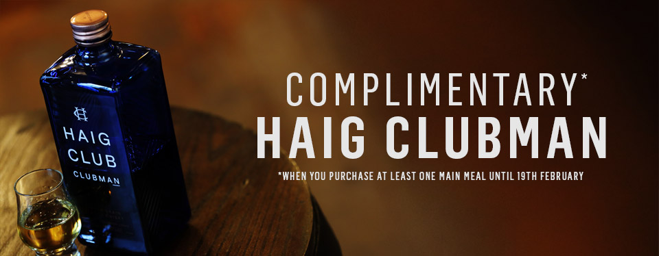 Complimentary Haig Clubman