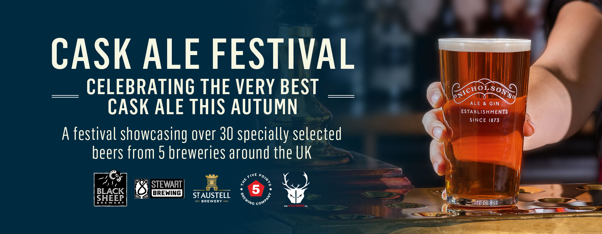 Autumn 2019 Cask Ale Festival Over 30 New Ales & Beers to Try!